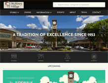 Tablet Screenshot of mchenryvillage.com